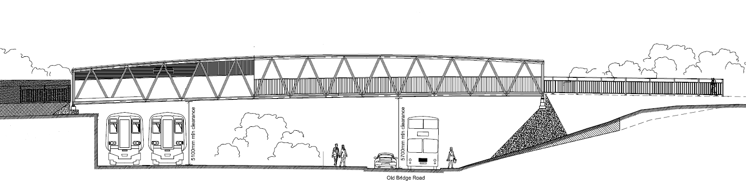 Bridge over OldBridgeRd Nov17